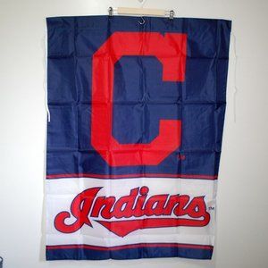 Cleveland Indians Baseball Fan Flag 36” x 47" MLB